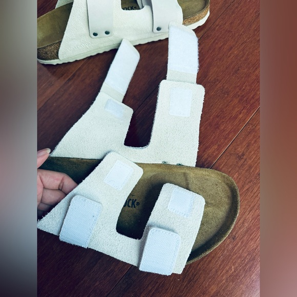 Birkenstock Men Uji Slide Sandals in Antique White various - Picture 4 of 12